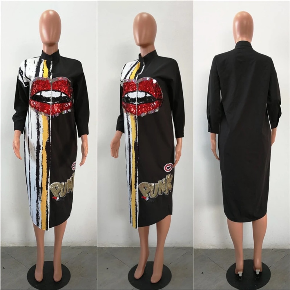 Women autumn 2019 Fashion dress shirt